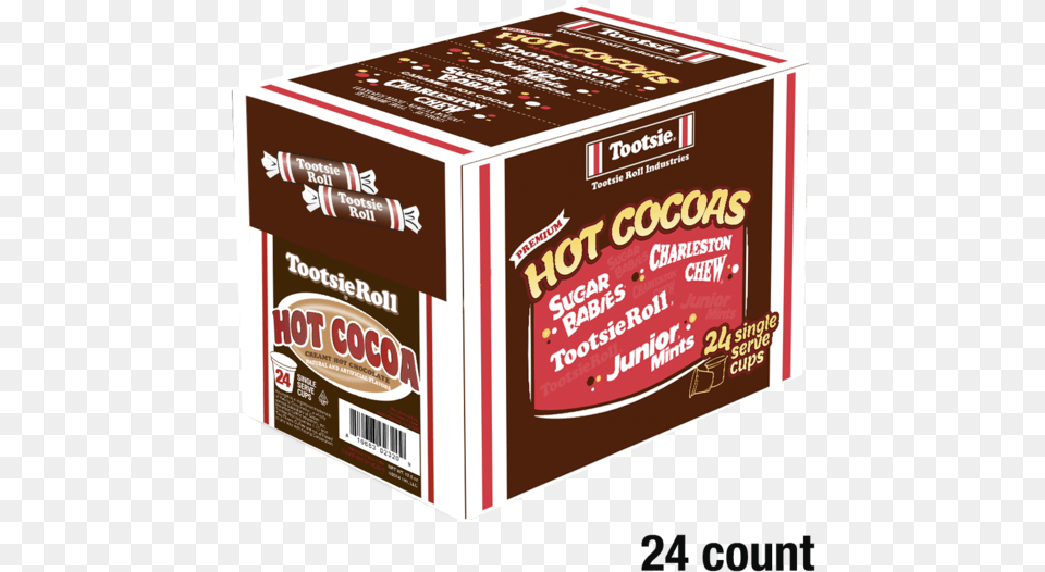 Tootsie Roll Hot Cocoa Box, Dessert, Food, First Aid, Cardboard Png Image