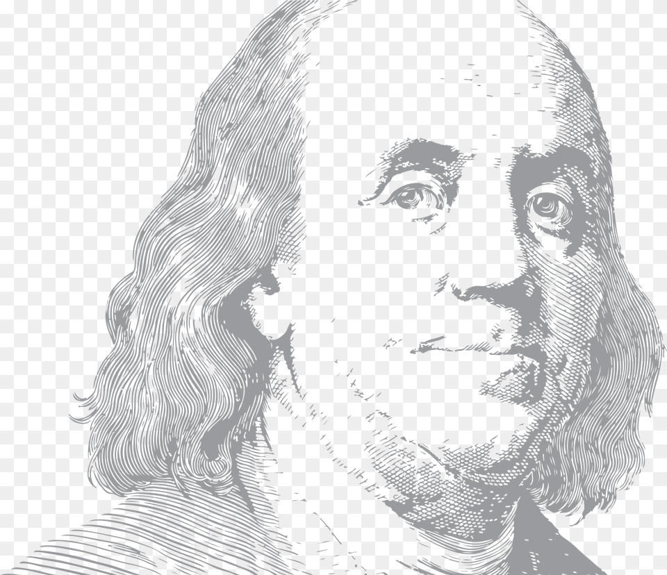 Top 10 Benjamin Franklin Quotes New 100 Dollar Bill, Portrait, Art, Photography, Face Png Image