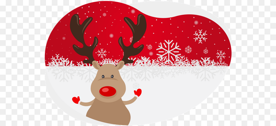 Top 10 Christmas Reindeer Illustrations U0026 Premium For Holiday, Animal, Deer, Mammal, Sticker Free Png Download