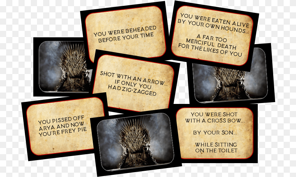 Top 10 Game Of Thrones Party Games Artifact, Text Free Transparent Png