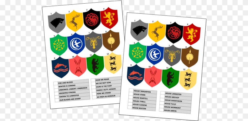 Top 10 Game Of Thrones Party Printable Game Of Thrones Party, Armor, Shield Free Transparent Png