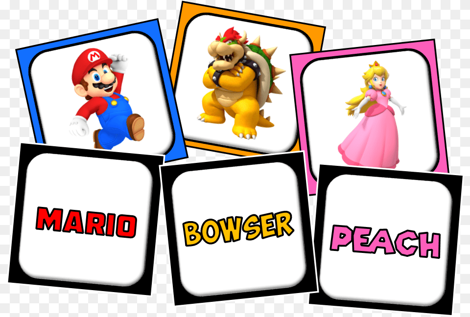 Top 10 Mario Birthday Party Games Bowser, Baby, Person, Face, Head Png