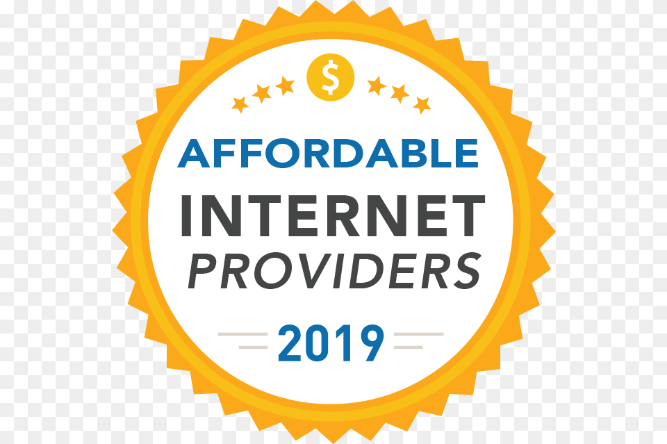 Top 10 Most Affordable High Speed Internet Plans Nationwide Label, Badge, Logo, Symbol, Text Free Png