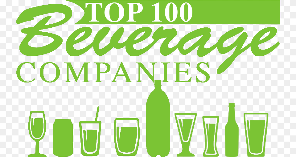 Top 100 Beverage Companies Logo, Green, Bottle, Text, Alcohol Free Png