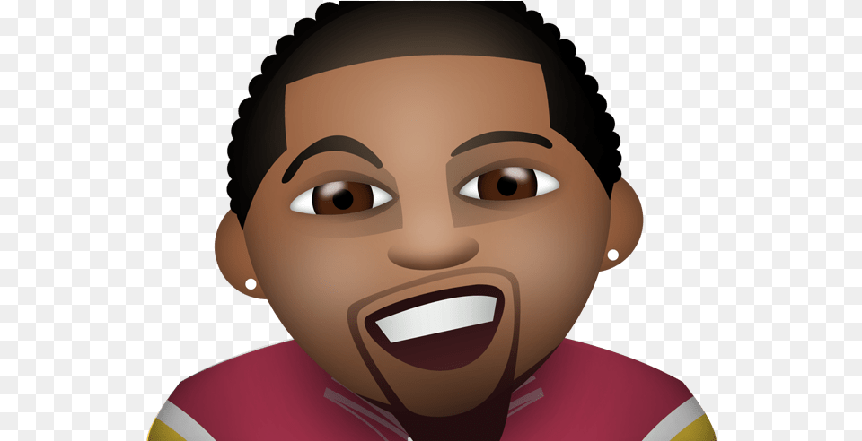 Top 40 Fantasy Football Emojis Black Guy Emoji, Face, Head, Person, Photography Free Transparent Png