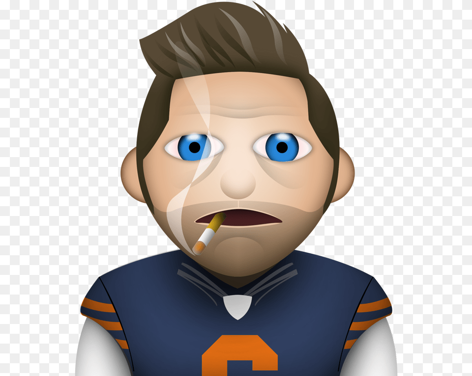 Top 40 Fantasy Football Emojis Chicago Bears Emoji, Face, Head, Person, Photography Free Png Download