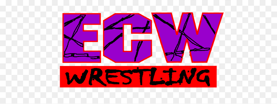 Top 50 Ecw Matches Extreme Championship Wrestling Logo, Purple, Text Png Image