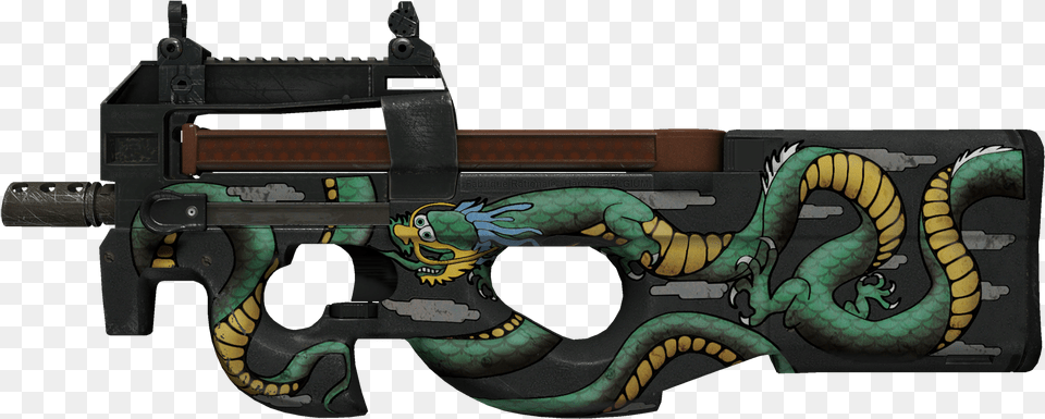 Top 6 Skins Sng T Nht Cs P90 Csgo, Firearm, Gun, Rifle, Weapon Free Png Download