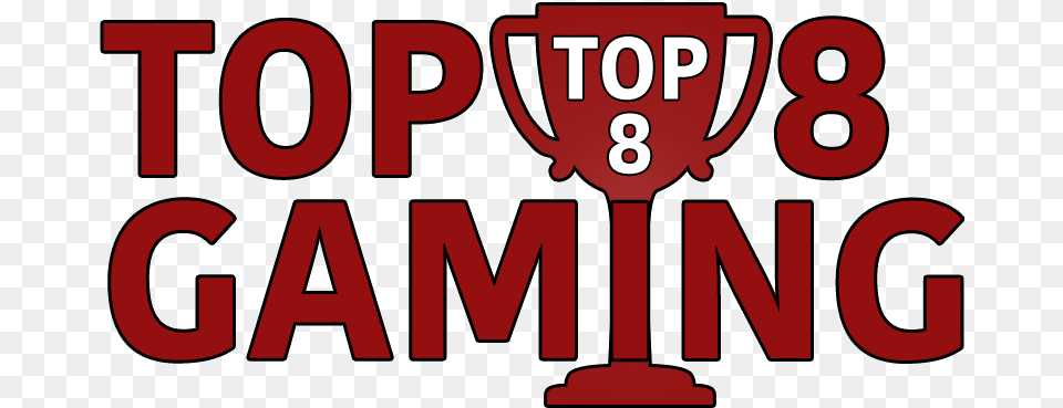 Top 8 Gaming, Text, Dynamite, Weapon, Symbol Free Png