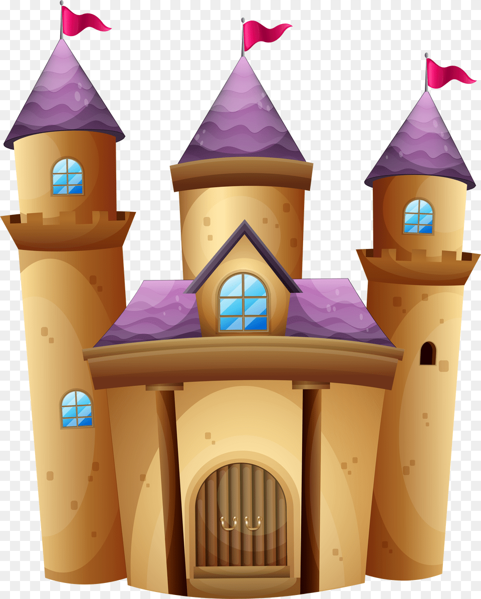 Top 84 Castle Clip Art Prince And Princess With A Castle Cartoon, Architecture, Building, Spire, Tower Png Image