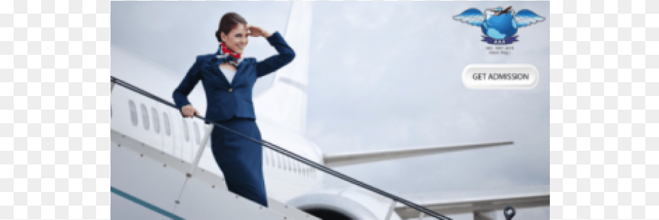 Top Airhostess Training In India Airwing Aviation Academy Sophie Lasry And Alex Swieca, Formal Wear, Blazer, Clothing, Coat Png Image