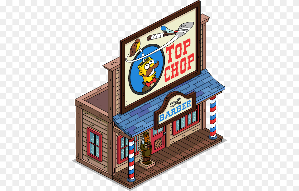 Top Chop Barber Shop Menu Barber Shop Cartoon, Person, Scoreboard Png