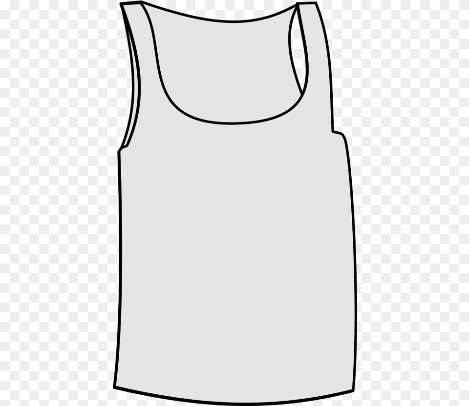 Top Clipart Animated Transparent Tank Top, Clothing, Tank Top, Undershirt Png Image