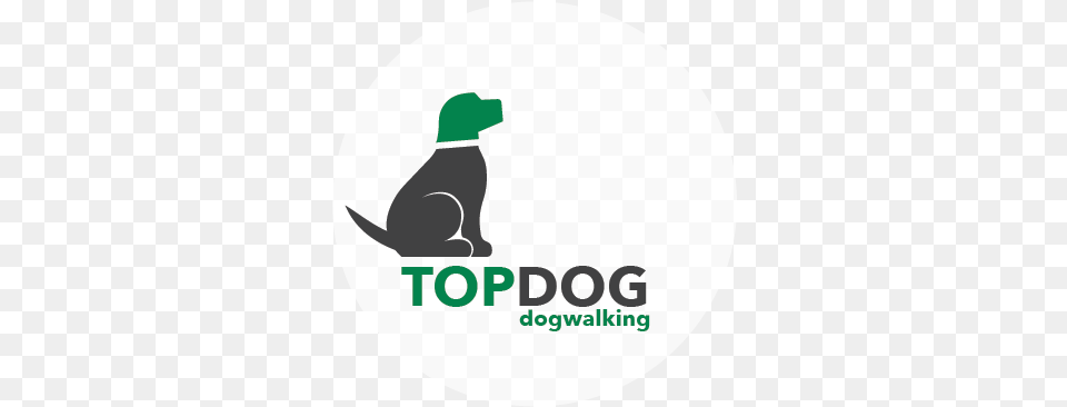 Top Dog Walking Dog, Logo, Disk, Photography Png Image