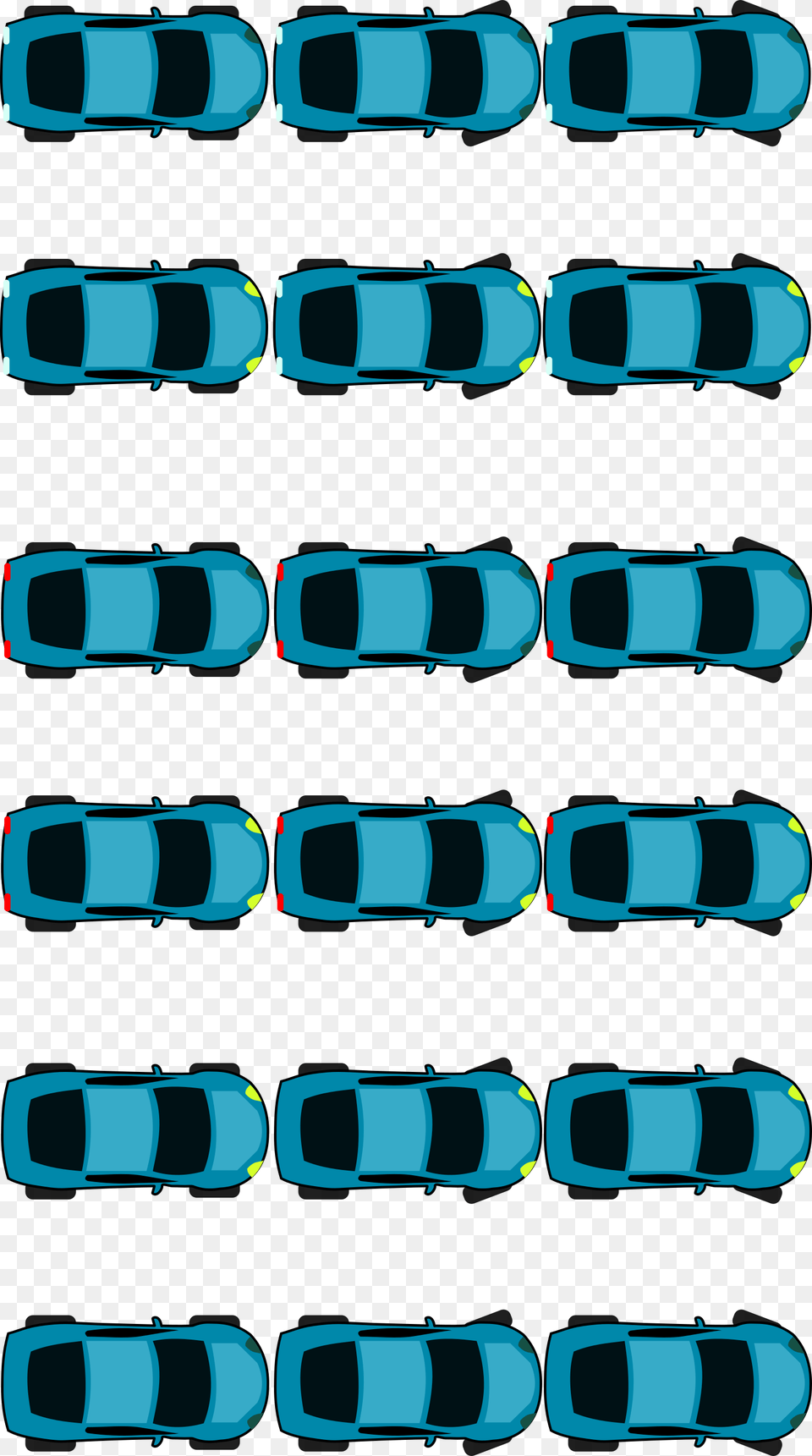 Top Down Car Sprite Sheet, Transportation, Vehicle, Outdoors Png Image