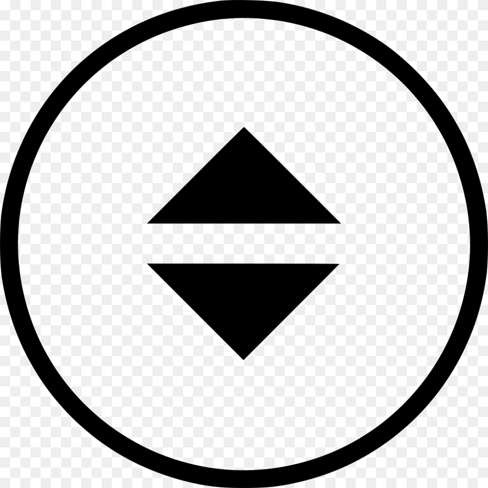 Top Down Up Bottom Arrows Navigation Comments Icon, Sign, Symbol Png