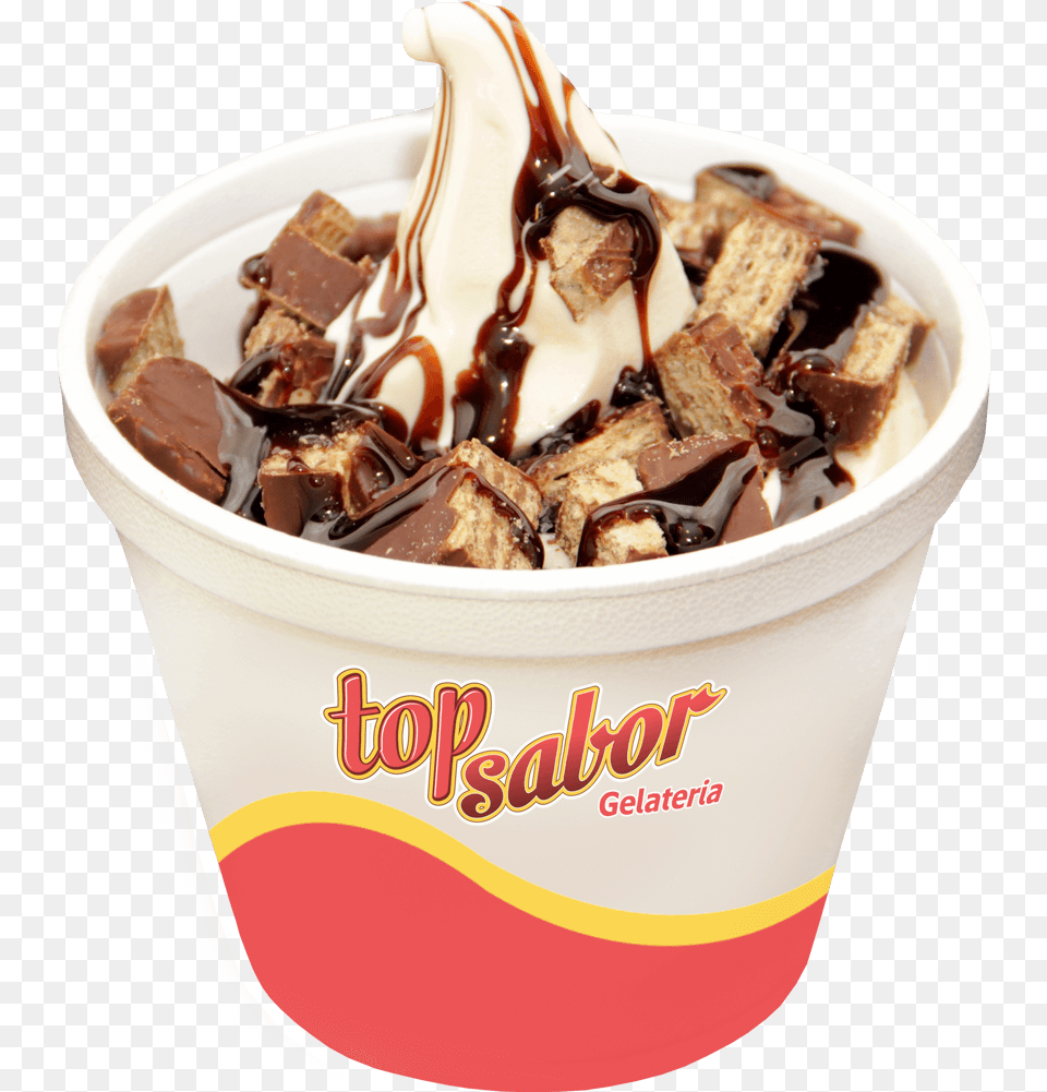 Top Flurry Bis Chocolate, Cream, Dessert, Food, Ice Cream Free Png Download