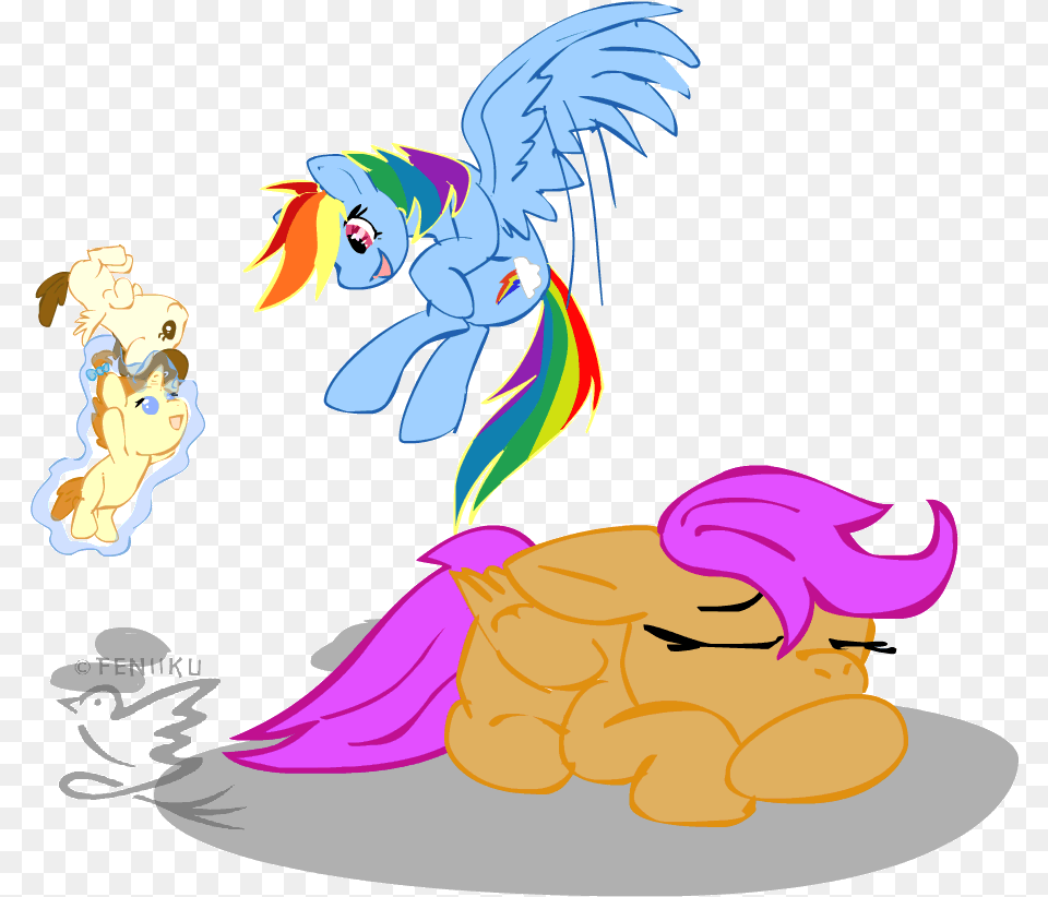 Top Flying Me Stickers For Android Amp Ios Mlp Scootaloo Can T Fly, Book, Comics, Publication, Baby Png