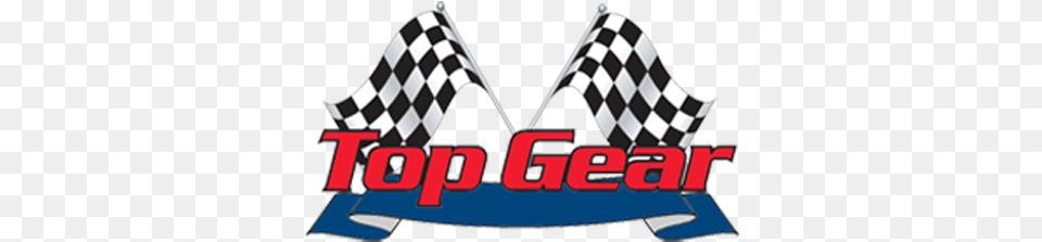 Top Gear Sales Topgearsales Twitter Checkered Flags, Logo, Text, Device, Grass Free Png Download