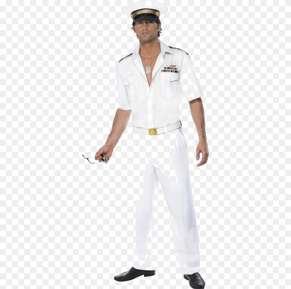 Top Gun Fancy Dress, Captain, Person, Officer, Adult Free Png