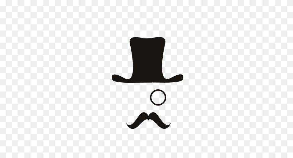 Top Hat And Monocle Identity Mustache Hats Fun Cupcakes, Clothing, Face, Head, Person Free Transparent Png