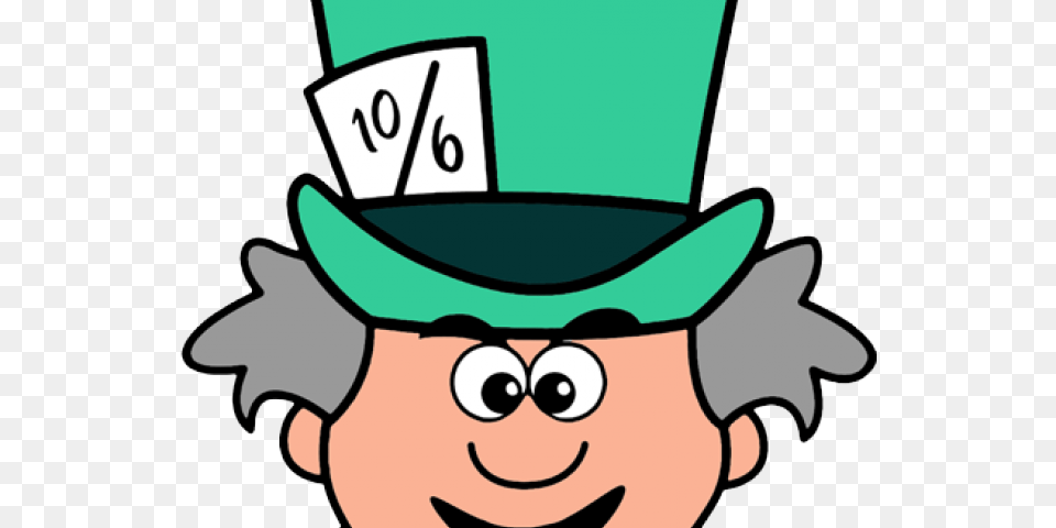 Top Hat Clipart Mad Hatter Emoji Blitz Alice In Wonderland, Clothing, Elf, Baby, Person Png Image