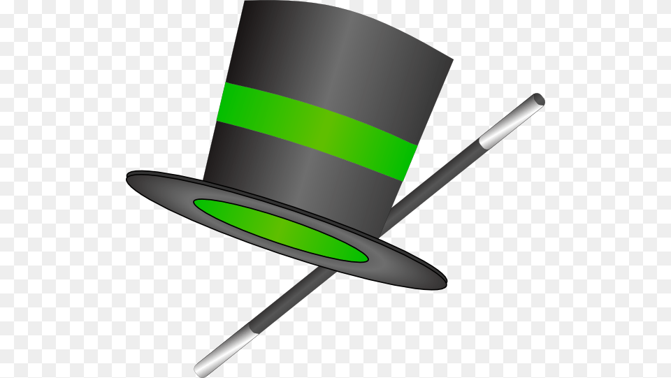 Top Hat Clipart Magician Hat Green, Appliance, Ceiling Fan, Device, Electrical Device Free Transparent Png