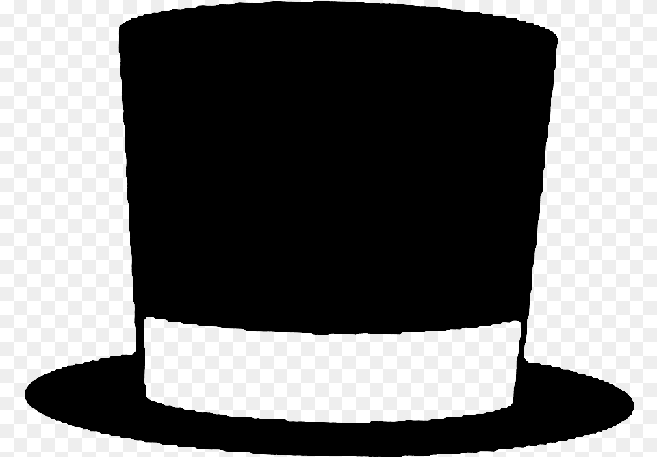 Top Hat Emblem Bo Transparent Background Top Hat Clip Art, Gray Free Png