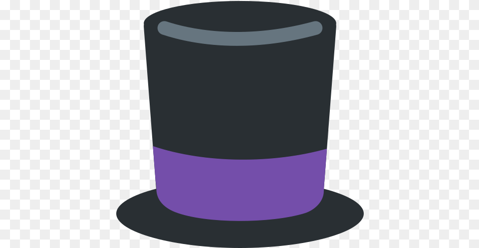 Top Hat Emoji Meaning With Pictures Discord Top Hat Emoji, Cylinder, Jar, Cup, Pottery Free Transparent Png