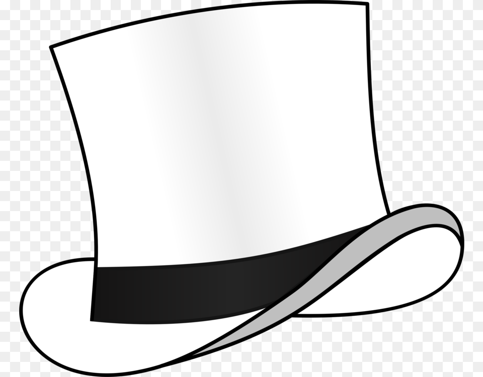 Top Hat Fedora Six Thinking Hats White, Clothing, Cowboy Hat Free Transparent Png