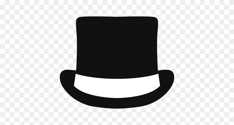 Top Hat Front View Flat, Clothing Png Image