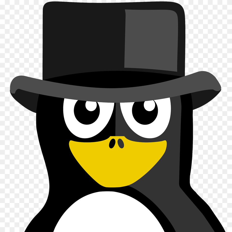 Top Hat Penguin Clipart, Clothing Png Image