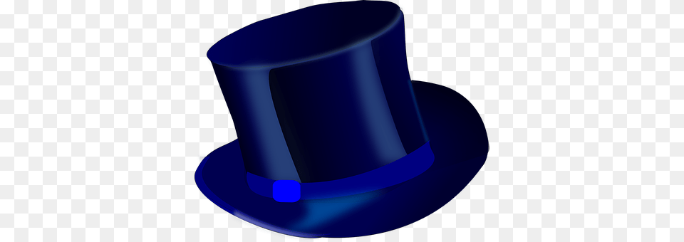 Top Hat Stovepipe Hat Topper Cap Club Blue Sombrero De Copa Azul, Clothing, Saucer Free Png Download