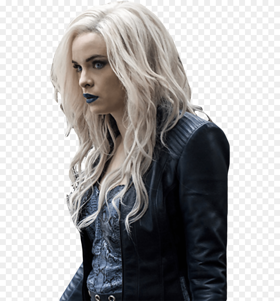 Top Image Suicide King Tattoo39s In Lists For Daniell Panabaker Killer Frost, Adult, Person, Jacket, Hair Free Png Download