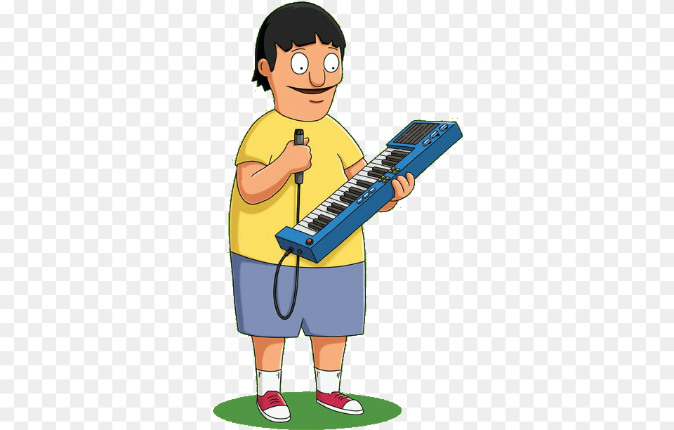 Top Images For Gene From Bob39s Burgers On Picsunday Bobs Burgers Gene Cosplay, Boy, Child, Keyboard, Male Png Image