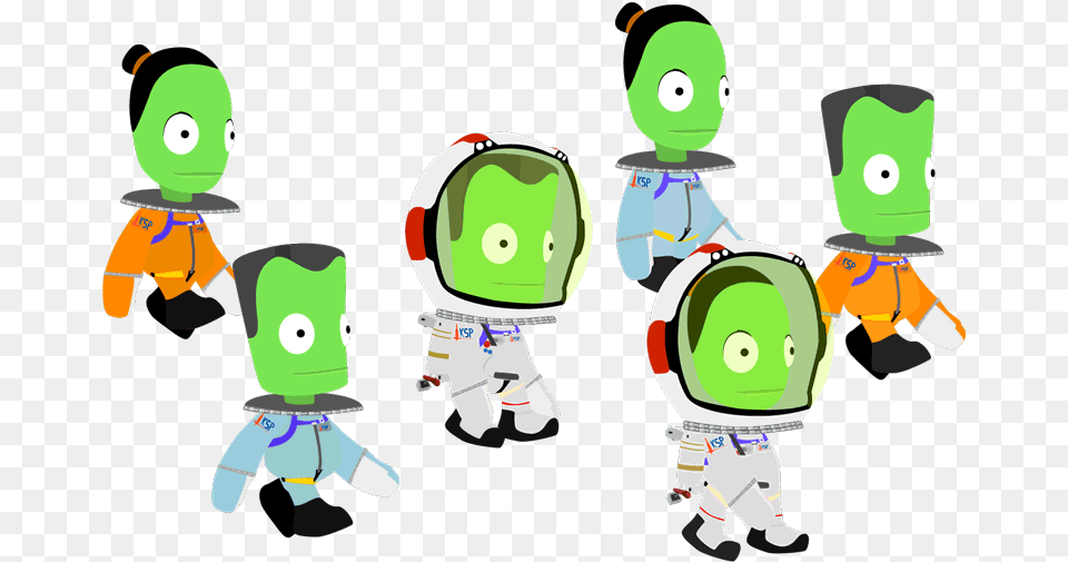 Top Kerbal Space Program Ksp Stickers Cute Kerbal, Baby, Person, Face, Head Free Transparent Png