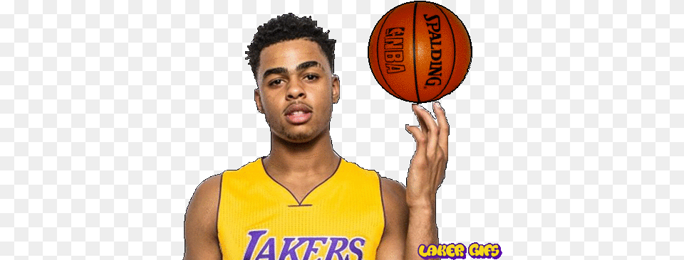 Top Lebron James Basketball Stickers For Android U0026 Ios Gfycat Lakers D Angelo Russell, Ball, Basketball (ball), Sport, Adult Free Transparent Png
