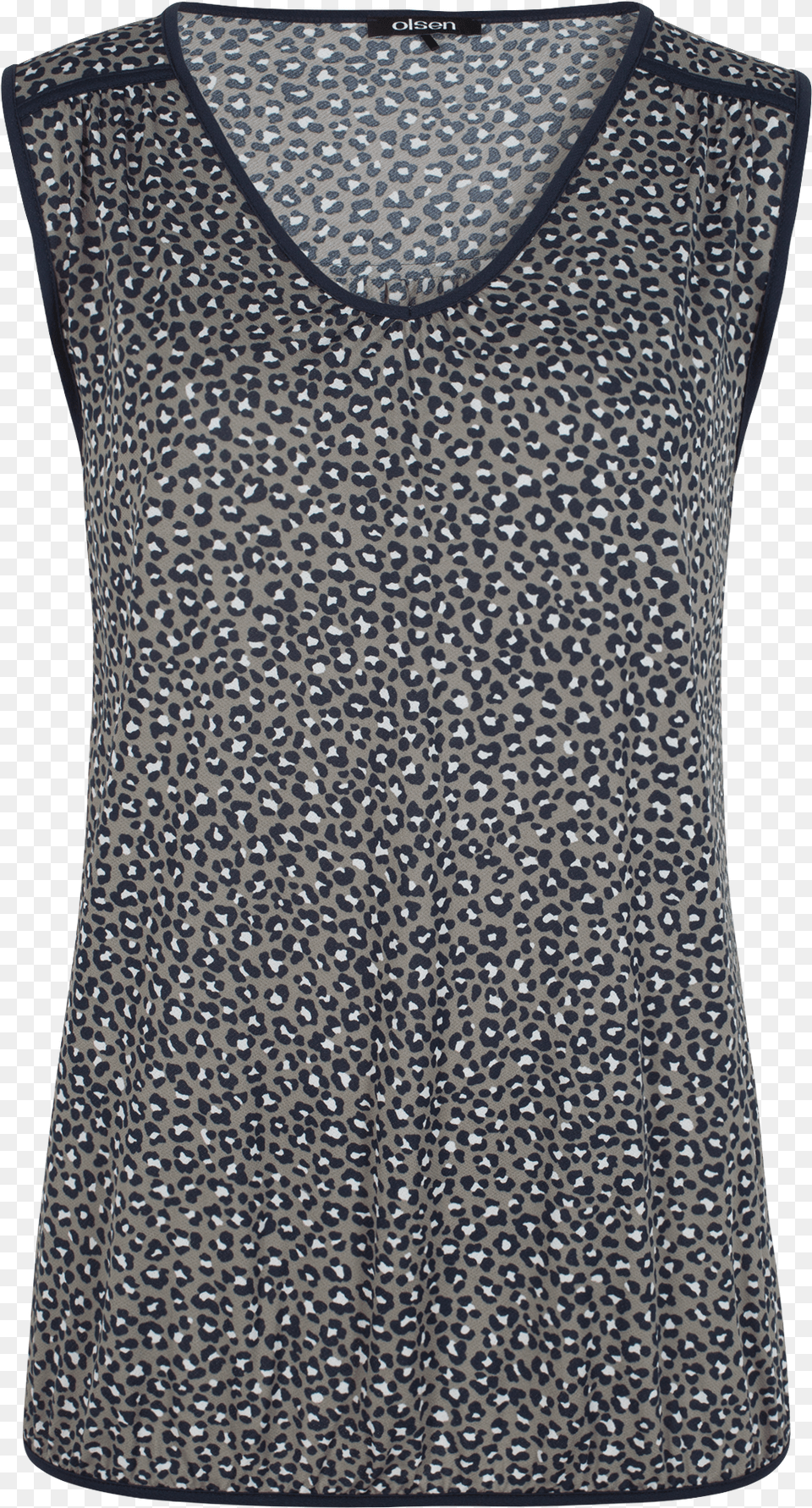 Top Leopard Print Little Black Dress, Clothing, Undershirt, Blouse, Shirt Png Image