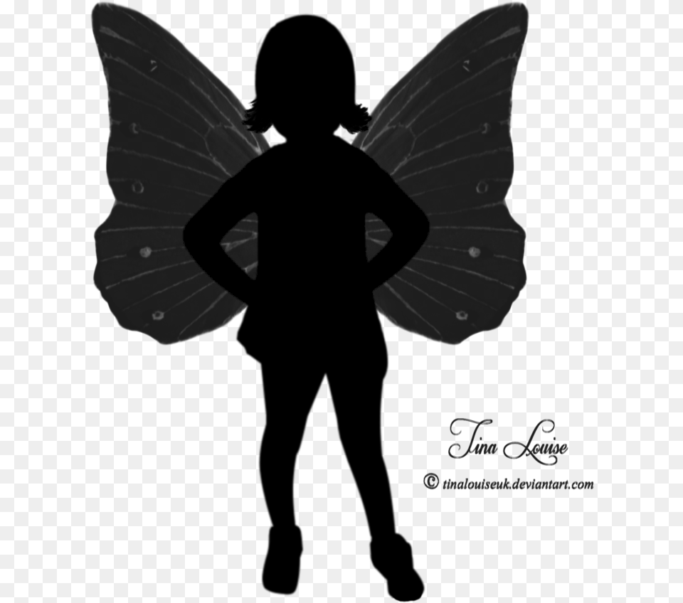 Top Max Little Girl Fairy Silhouette, Baby, Person Png Image