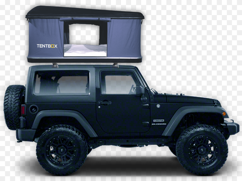 Top Of Car 2 Door Jeep Roof Top Tent, Transportation, Vehicle, Machine, Wheel Free Png