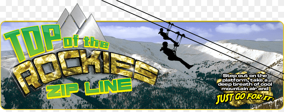 Top Of The Rockies Zip Line, Adult, Male, Man, Person Free Png Download