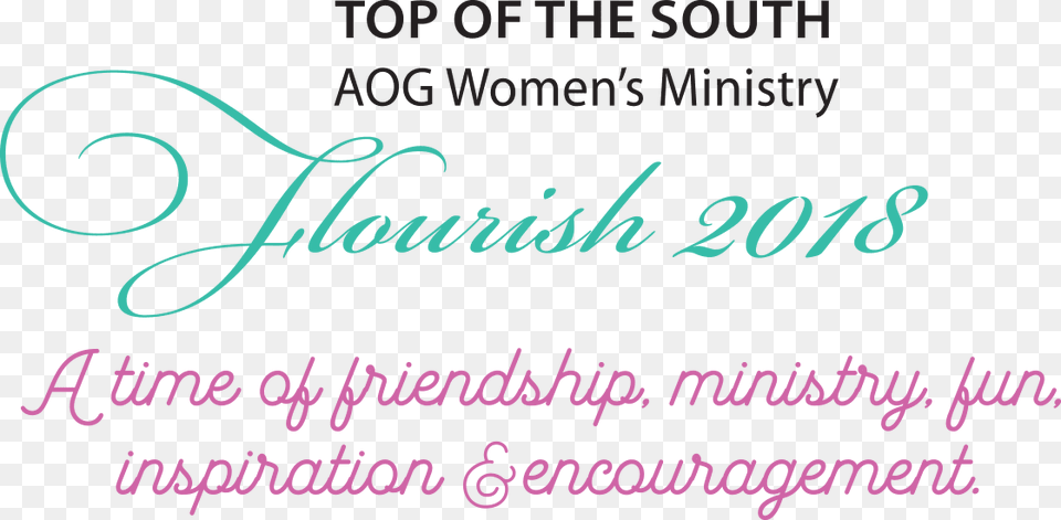 Top Of The South Aog Women S Ministry Lasker Jewelers, Text, Blackboard, Handwriting Png
