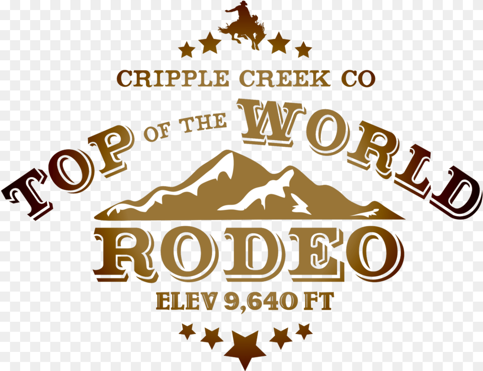 Top Of The World Rodeo Dark Logo Mm Band Services, Architecture, Building, Factory, Advertisement Png