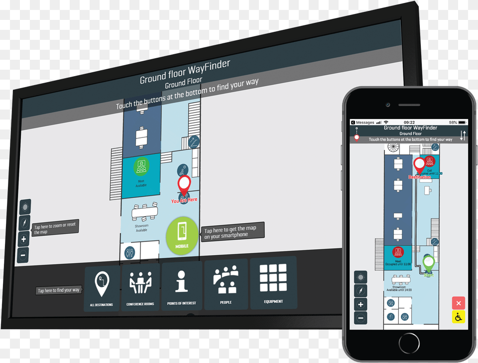 Top Office Wayfinding, Electronics, Mobile Phone, Phone, Screen Png