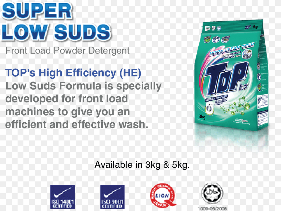 Top Product 10 Top Front Load Detergent, Gum Png