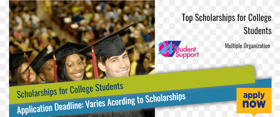 Top Scholarships For College Students Scholarship, Graduation, Person, People, Face Png