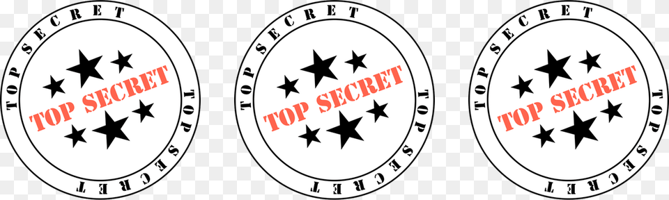 Top Secret 3 Wide Circle, Logo, Symbol, Badge Free Png