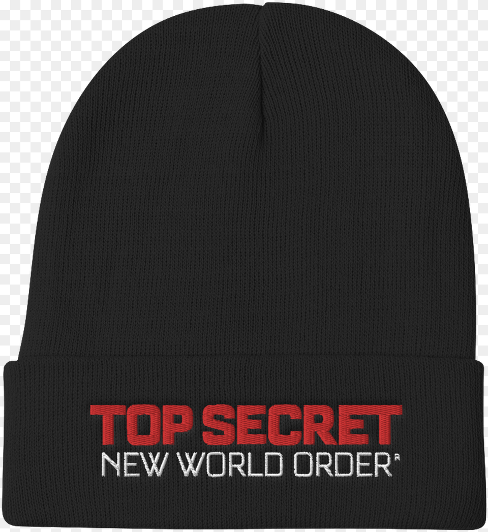 Top Secret Nwo Stocking Cap Beanie With A Bean, Clothing, Hat Free Png Download