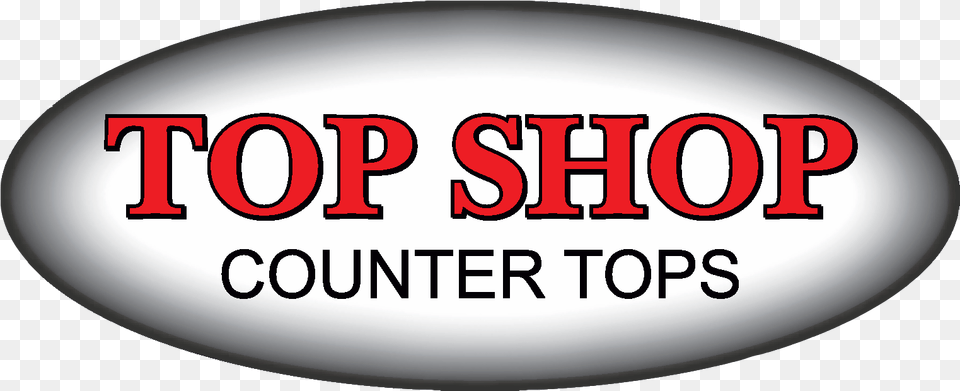Top Shop Countertops Oval, Text, Disk Png