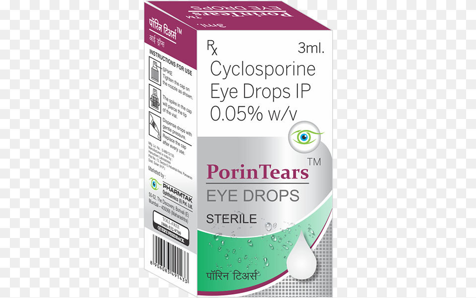 Top Tear Eye Drops, Food, Seasoning, Syrup Free Png